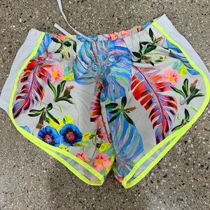 Nike Multicolor Floral Women's Athletic Shorts